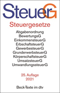 Abbildung von: Steuergesetze: SteuerG - dtv