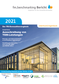 Enlarge image Cover: fm.benchmarking Bericht 2021 - rotermund.ingenieure