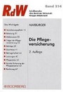 Cover: Pflegeversicherung - Boorberg