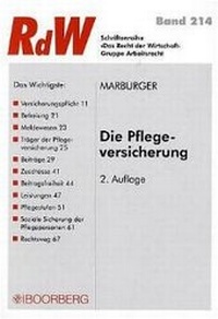 Abbildung von: Pflegeversicherung - Boorberg