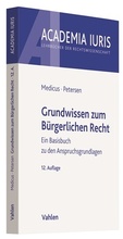 Cover: Grundwissen zum B&uuml;rgerlichen Recht - Vahlen