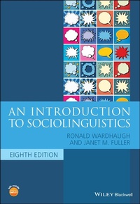 Enlarge image Cover: An Introduction to Sociolinguistics - Wiley-Blackwell
