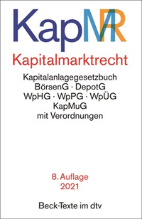 Abbildung von: Kapitalmarktrecht: KapMR - dtv