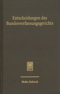 Abbildung von: Entscheidungen des Bundesverfassungsgerichts (BVerfGE) - Band 151 - Mohr Siebeck