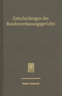 Abbildung von: Entscheidungen des Bundesverfassungsgerichts (BVerfGE) - Band 150 - Mohr Siebeck
