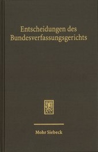 Abbildung von: Entscheidungen des Bundesverfassungsgerichts (BVerfGE) - Registerband 131-140 - Mohr Siebeck