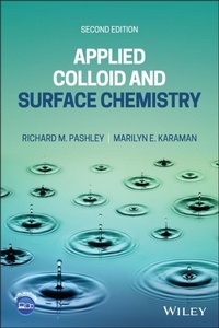Abbildung von: Applied Colloid and Surface Chemistry - Wiley-Blackwell