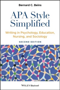Enlarge image Cover: APA Style Simplified - Wiley
