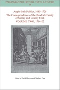 Cover: Anglo-Irish Politics, 1680-1728 - Wiley-Blackwell
