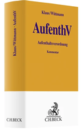 Cover: Aufenthaltsverordnung: AufenthV - C.H.BECK