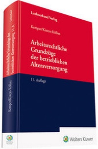Abbildung von: Arbeitsrechtliche Grundzüge der betrieblichen Altersversorgung - Luchterhand