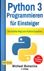 Cover: Python 3 Programmieren für Einsteiger - BMU Media Verlag