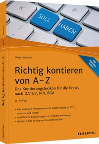 Abbildung von: Richtig kontieren von A-Z - Haufe-Lexware