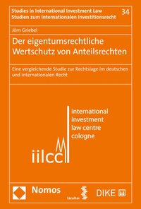 Abbildung von: Der eigentumsrechtliche Wertschutz von Anteilsrechten - Nomos