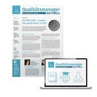 Abbildung von: Qualitätsmanager AKTUELL - WEKA