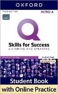 Cover: Q: Skills for Success: Intro Level: Listening and Speaking Split Student Book A with iQ Online Practice - Oxford University Press