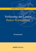 Cover: Verfassung des Landes Baden-W&uuml;rttemberg - KSV Medien