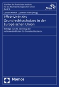 Cover: Effektivit&auml;t des Grundrechtsschutzes in der Europ&auml;ischen Union - Nomos
