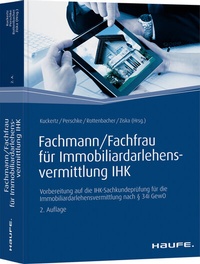 Abbildung von: Fachmann/Fachfrau für Immobiliardarlehensvermittlung IHK - Haufe-Lexware