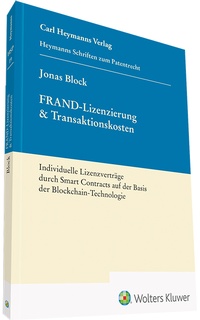 Abbildung von: Frand-Lizensierung & Transaktionskosten - Carl Heymanns Verlag