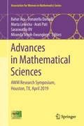 Cover: Advances in Mathematical Sciences - Springer