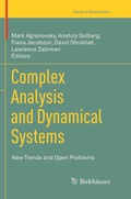 Cover: Complex Analysis and Dynamical Systems - Birkh&auml;user