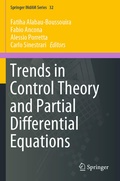 Cover: Trends in Control Theory and Partial Differential Equations - Springer