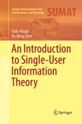 Cover: An Introduction to Single-User Information Theory - Springer