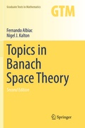 Cover: Topics in Banach Space Theory - Springer