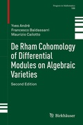 Cover: De Rham Cohomology of Differential Modules on Algebraic Varieties - Birkh&auml;user
