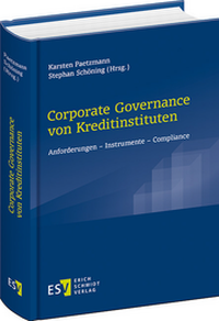 Abbildung von: Corporate Governance von Kreditinstituten - Erich Schmidt Verlag