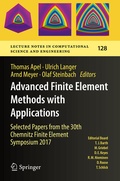 Cover: Advanced Finite Element Methods with Applications - Springer