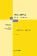 Cover: Geometry of Algebraic Curves - Springer