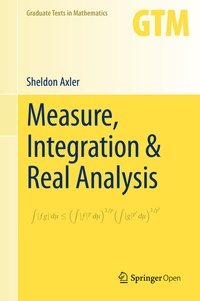 Abbildung von: Measure, Integration & Real Analysis - Springer