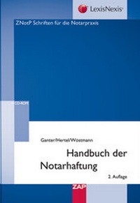 Enlarge image Cover: Handbuch der Notarhaftung - ZAP