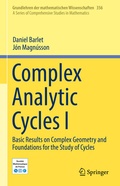 Cover: Complex Analytic Cycles I - Springer