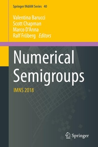 Enlarge image Cover: Numerical Semigroups - Springer