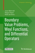 Cover: Boundary Value Problems, Weyl Functions, and Differential Operators - Birkh&auml;user