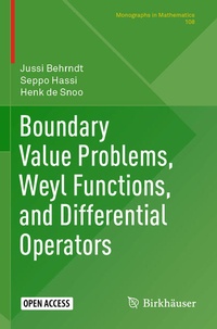 Enlarge image Cover: Boundary Value Problems, Weyl Functions, and Differential Operators - Birkhäuser