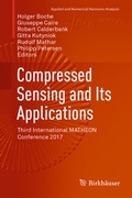 Cover: Compressed Sensing and Its Applications - Birkh&auml;user
