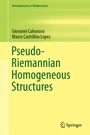 Cover: Pseudo-Riemannian Homogeneous Structures - Springer