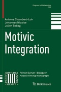 Cover: Motivic Integration - Birkhauser Boston Inc