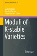 Cover: Moduli of K-stable Varieties - Springer