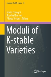 Enlarge image Cover: Moduli of K-stable Varieties - Springer