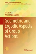 Cover: Geometric and Ergodic Aspects of Group Actions - Springer