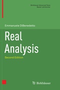 Cover: Real Analysis - Springer