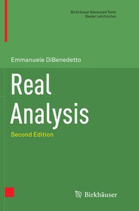 Enlarge image Cover: Real Analysis - Springer