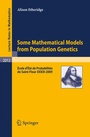 Cover: Some Mathematical Models from Population Genetics - Springer