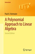 Cover: A Polynomial Approach to Linear Algebra - Springer