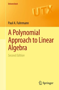 Enlarge image Cover: A Polynomial Approach to Linear Algebra - Springer